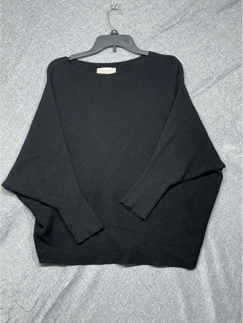 Woman’s Philosophy Long Sleeve Batwing Sweater